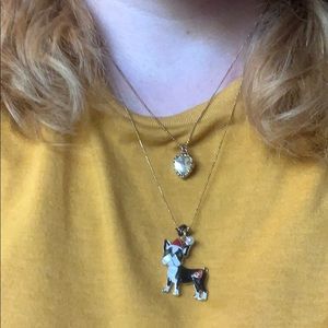 Betsy Johnson Dog Necklace